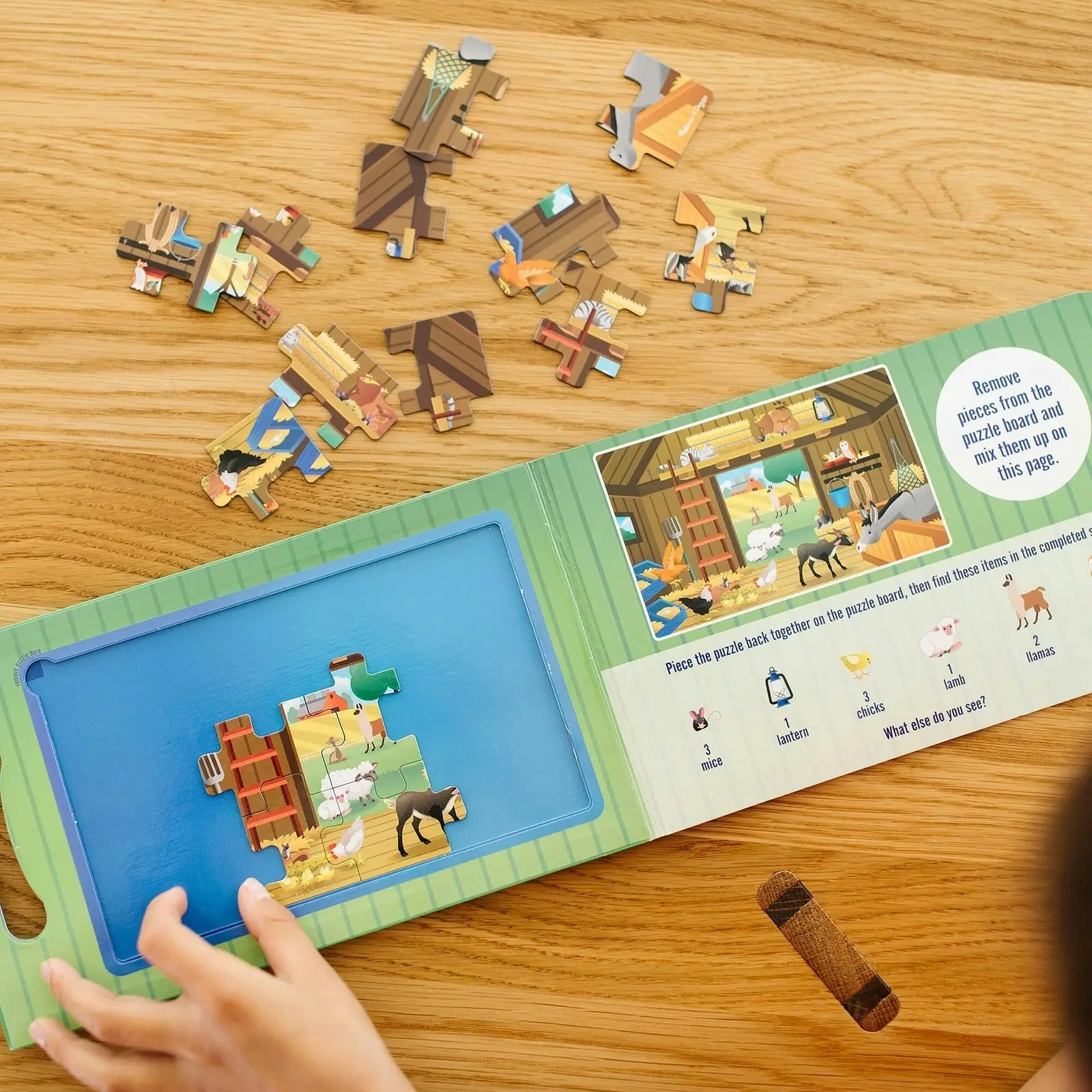 Melissa & Doug - Take Along Magnetic Jigsaw Puzzles - On The Farm