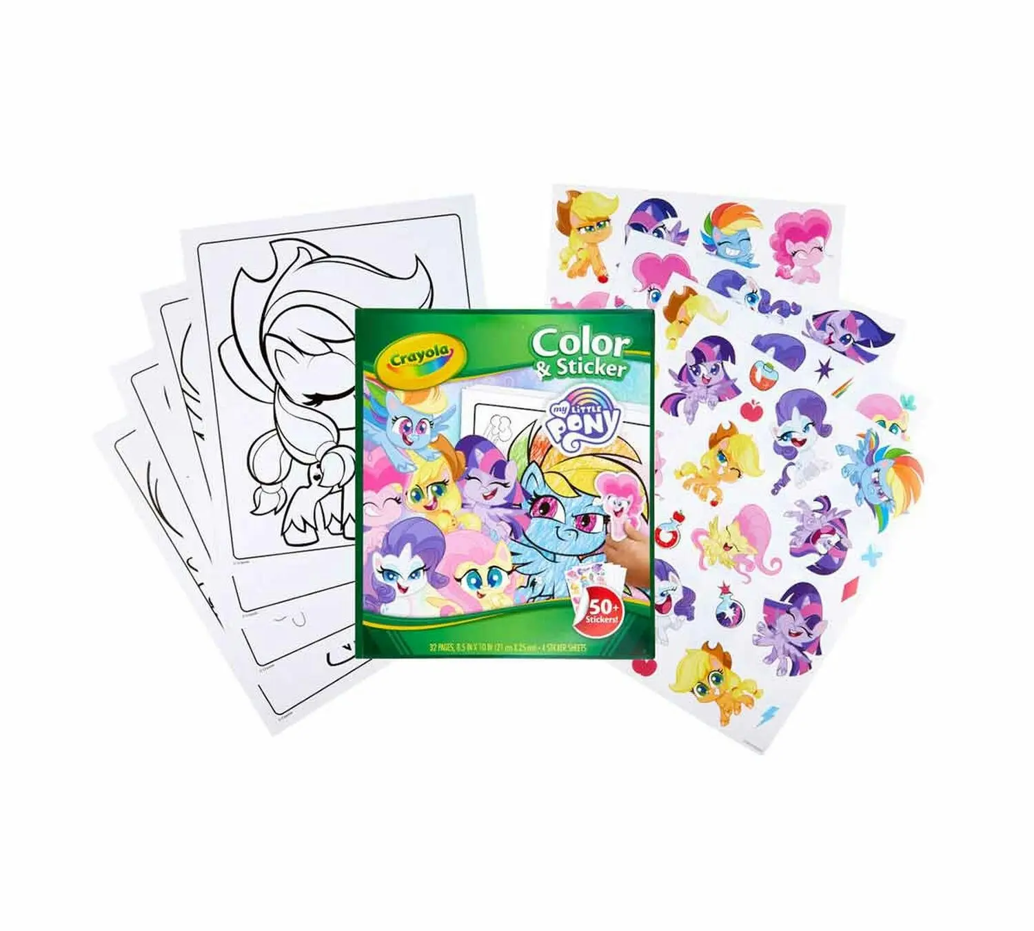 Crayola - My Little Pony Color And Sticker Book