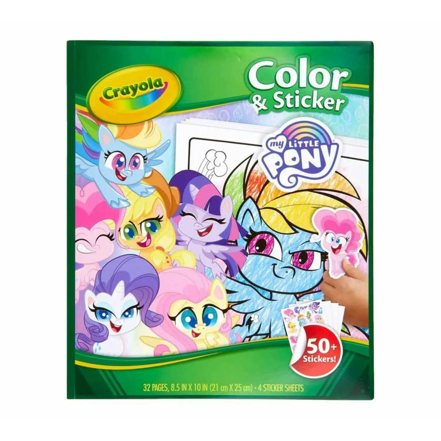 Crayola - My Little Pony Color And Sticker Book