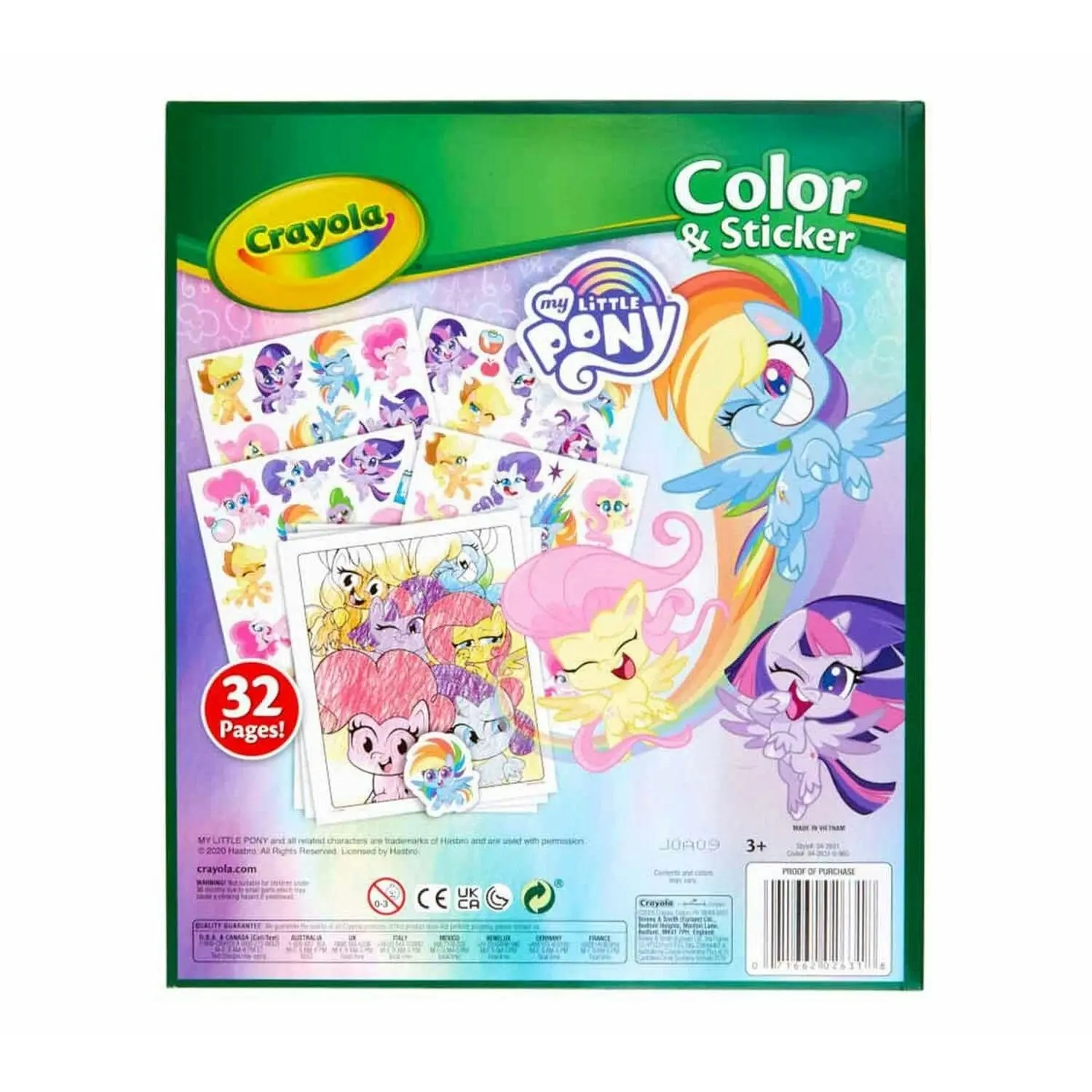 Crayola - My Little Pony Color And Sticker Book