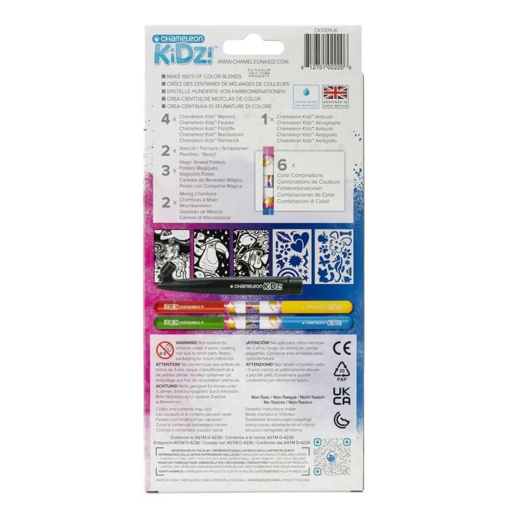 Chameleon Kidz- Starter 4pc Markers Kit