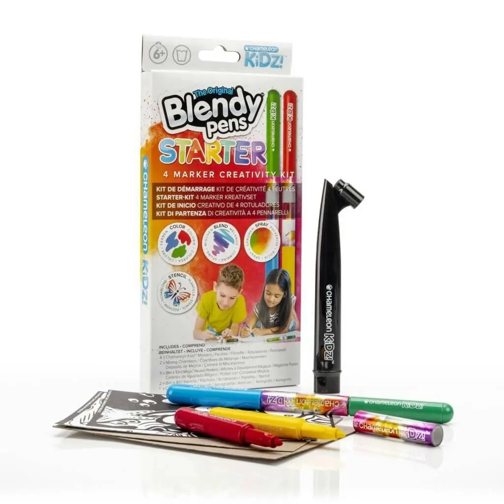 Chameleon Kidz- Starter 4pc Markers Kit