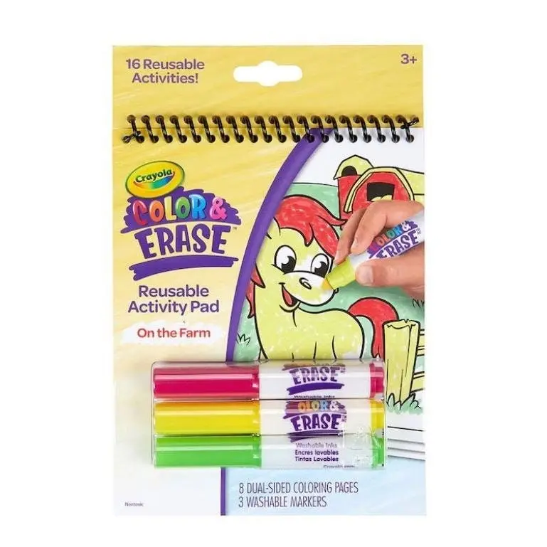 Crayola Color & Erase Reusable Activity Pad On The Farm