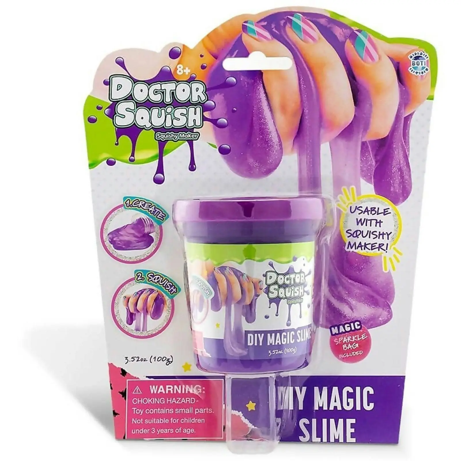 Doctor Squish Diy Magic Slime Purple