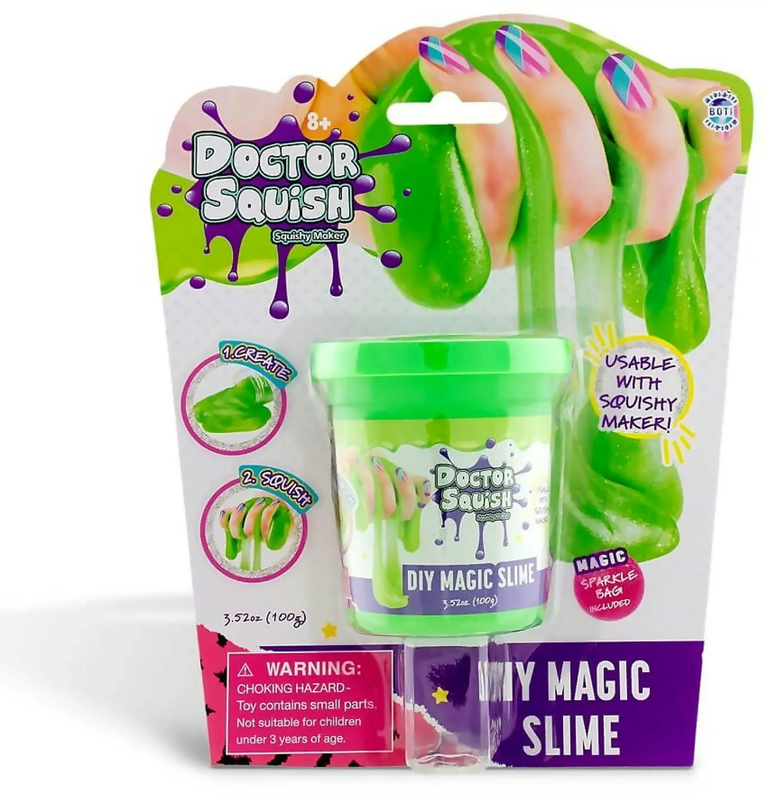 Doctor Squish Diy Magic Slime Green