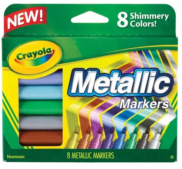 Crayola Metallic Markers 8 Pack