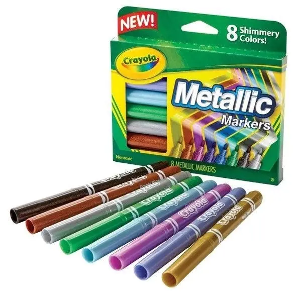 Crayola Metallic Markers 8 Pack