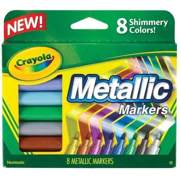 Crayola Metallic Markers 8 Pack