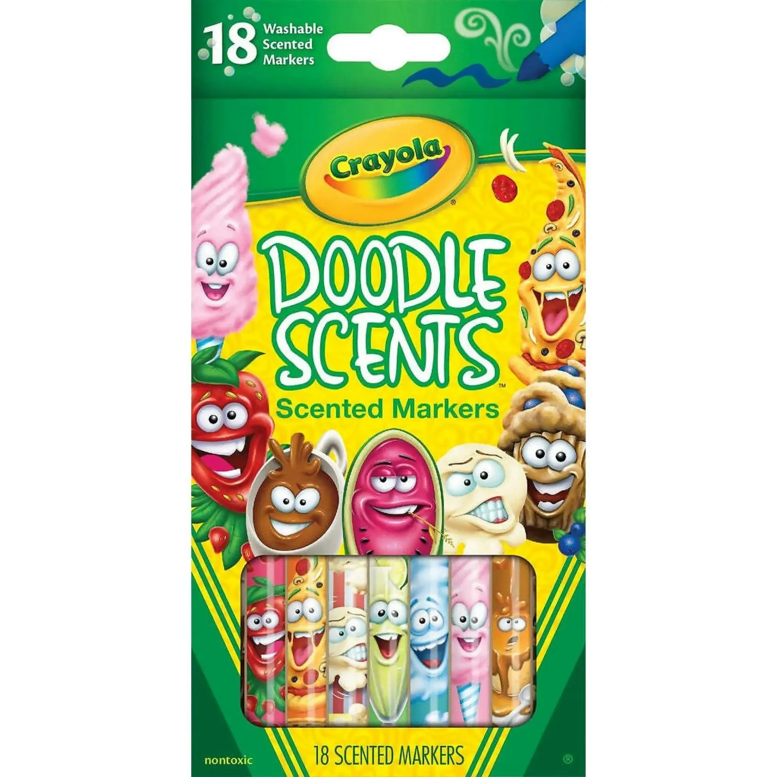 Crayola - Doodle Scent Washable Scented Markers 18pk