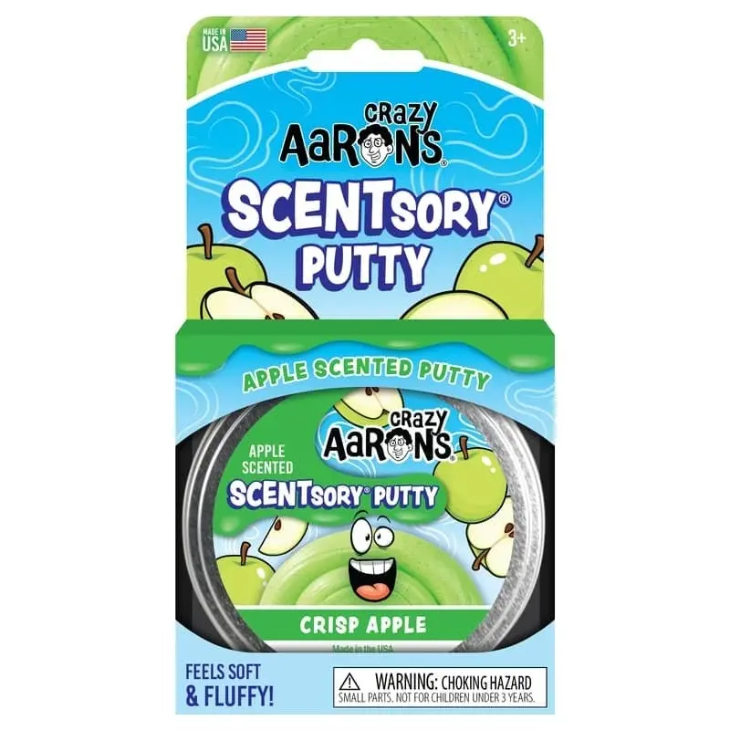 Crazy Aaron's Scentsory Putty Crisp Apple 2.5inch