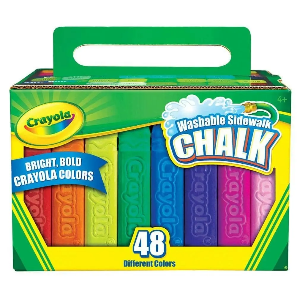 Crayola 48 Piece Sidewalk Chalk Boxed