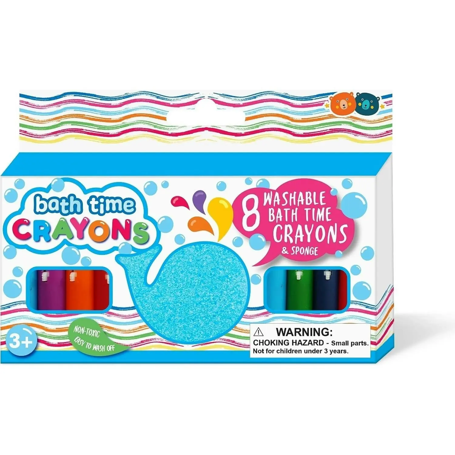 Buddy & Barney - Bath Time Crayons & Sponge - Mh