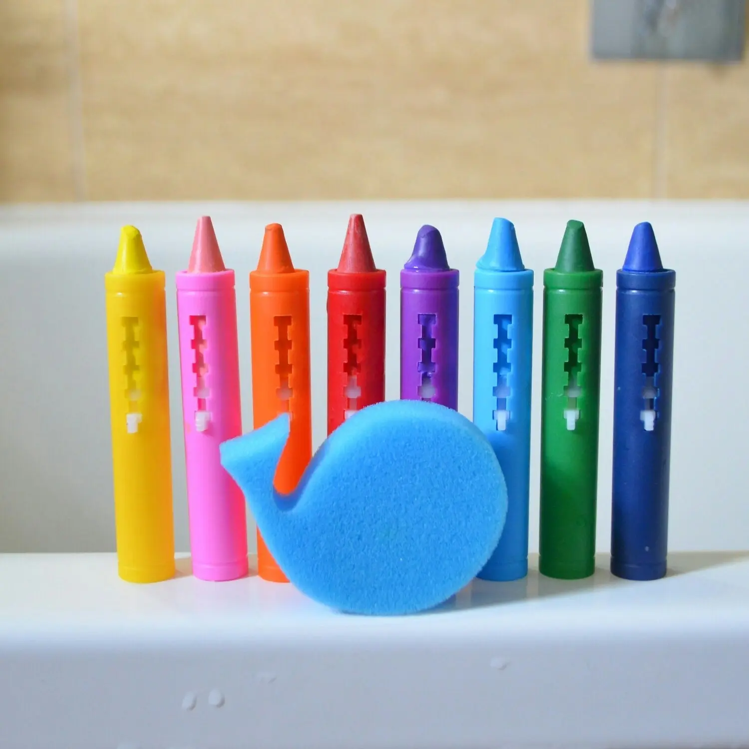 Buddy & Barney - Bath Time Crayons & Sponge - Mh