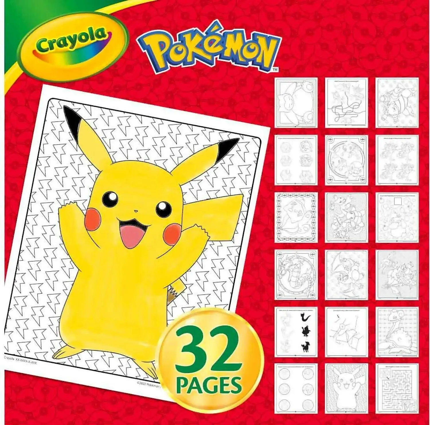 Crayola - Pokemon Colour And Sticker Activity Set With Markers