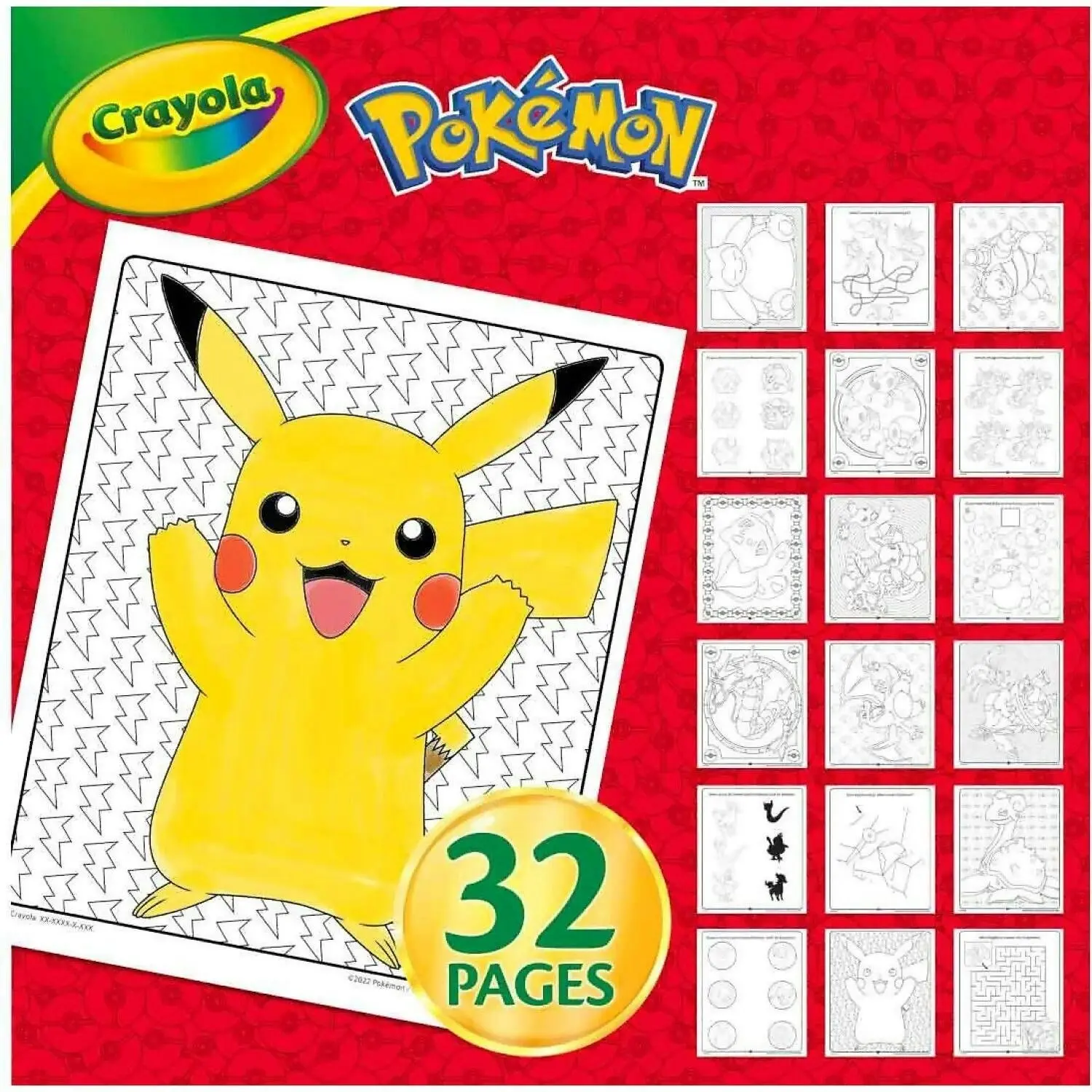 Crayola - Pokemon Colour And Sticker Activity Set With Markers