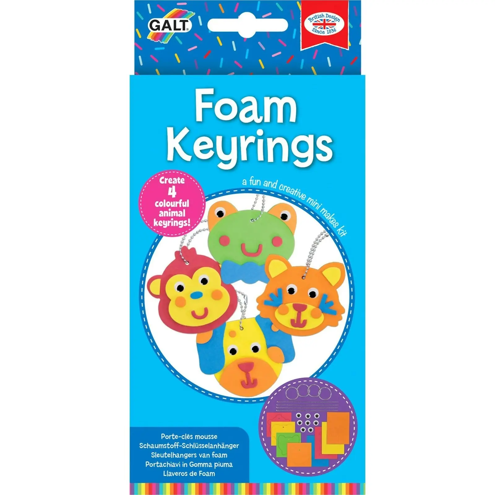 Galt - Mini Makes Foam Keyrings