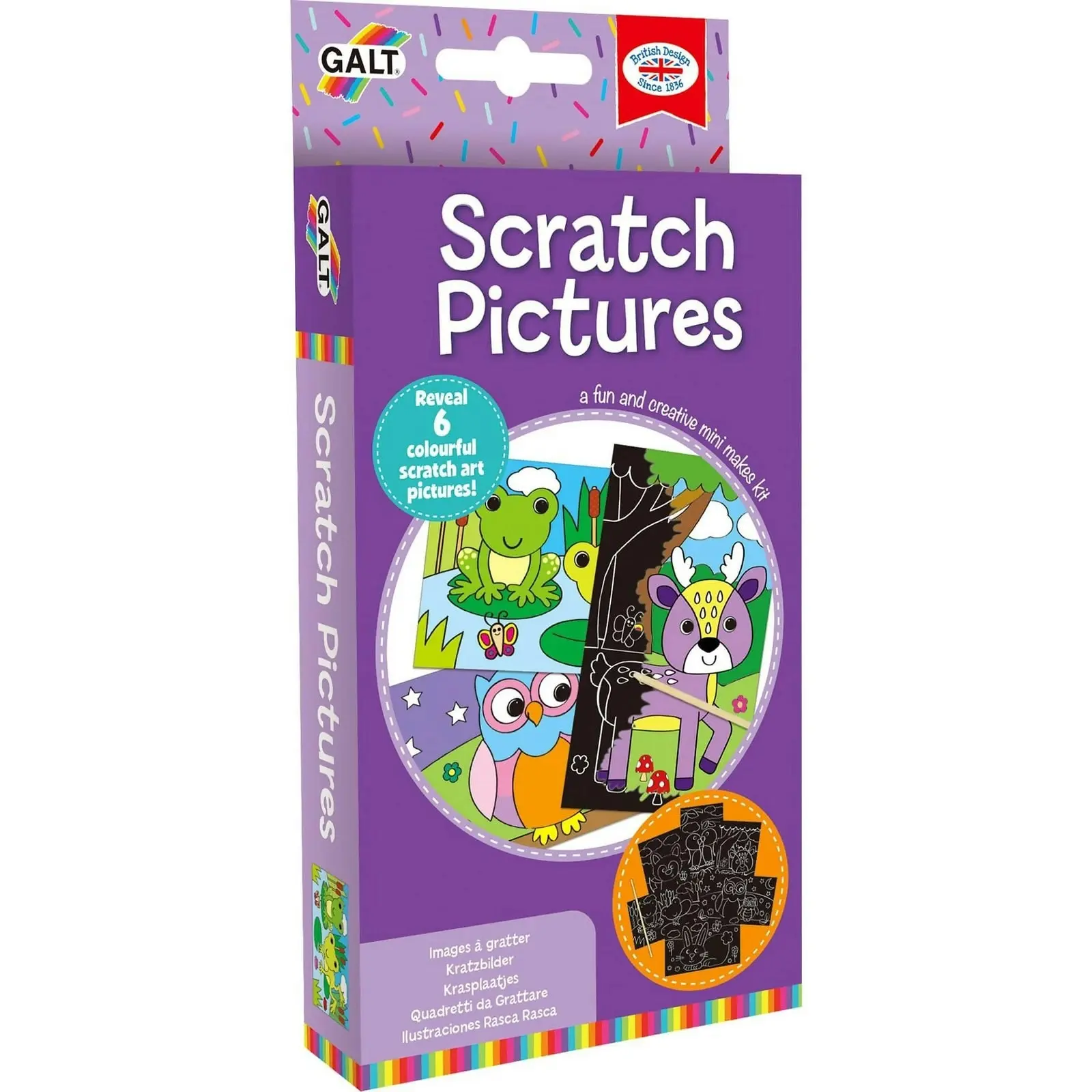 Galt - Mini Makes Scratch Picture Game