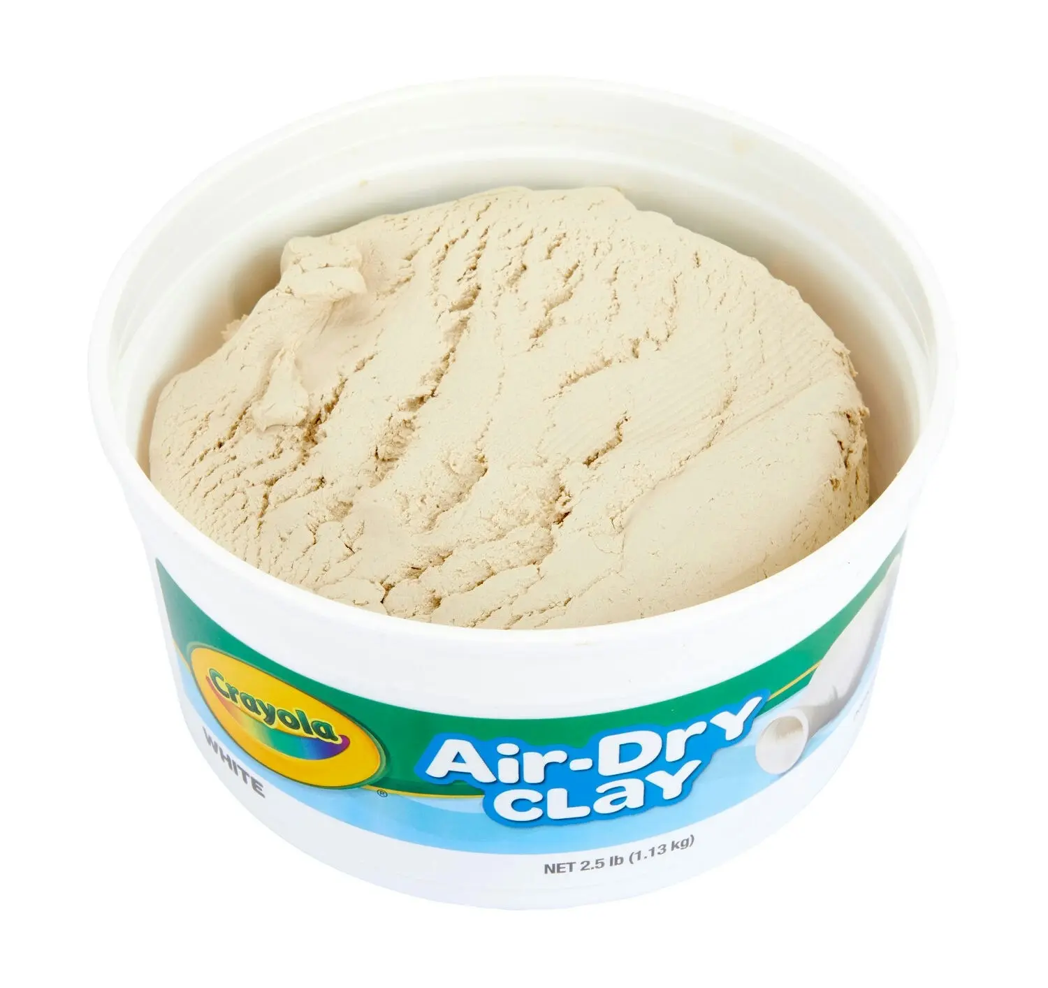 Crayola - White Air Dry Clay 1.3kg Resealable Bucket