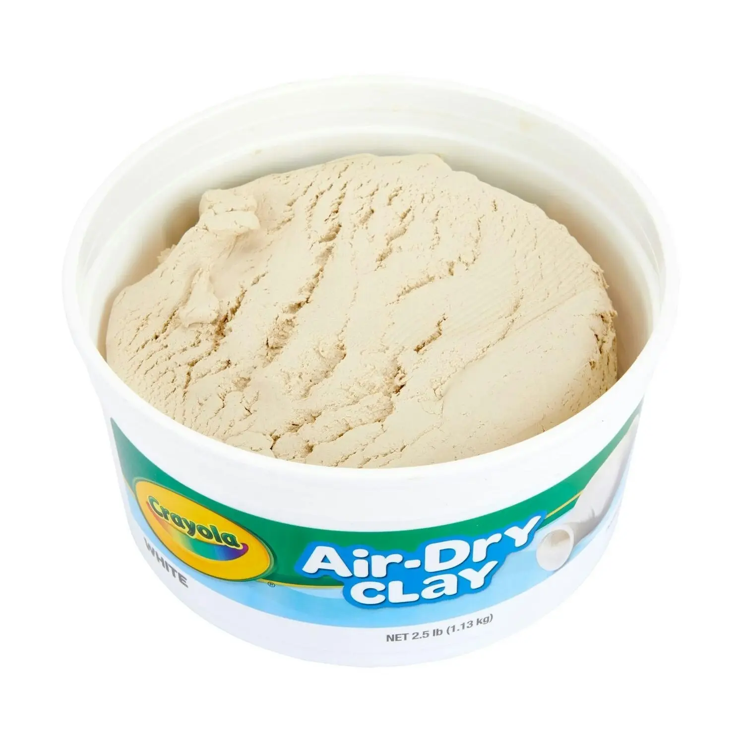 Crayola - White Air Dry Clay 1.3kg Resealable Bucket