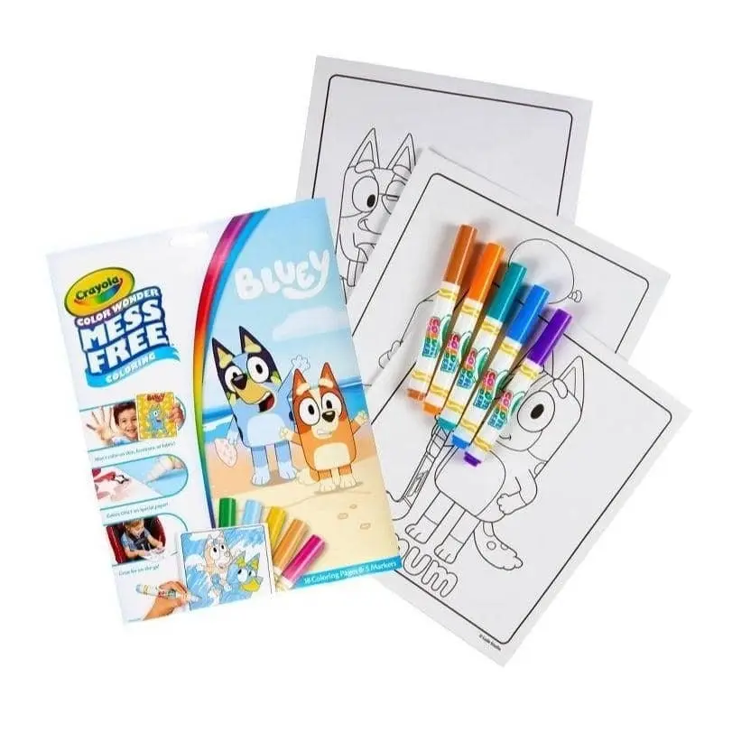 Crayola - Colour Wonder Mess Free Colouring Bluey