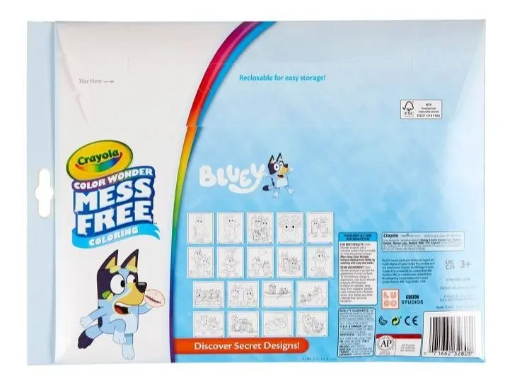 Crayola - Colour Wonder Mess Free Colouring Bluey