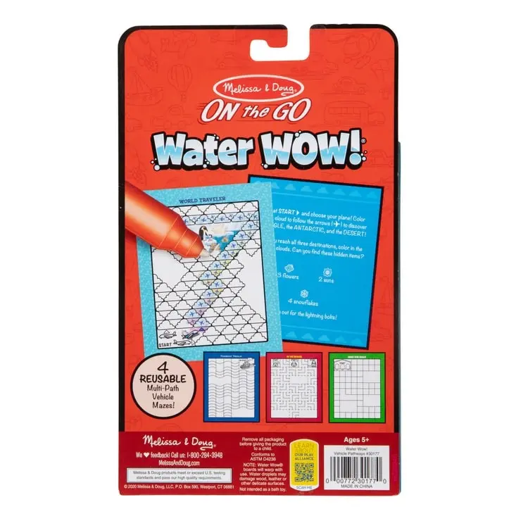 Melissa & Doug - Water Wow - Vehicles Pathways