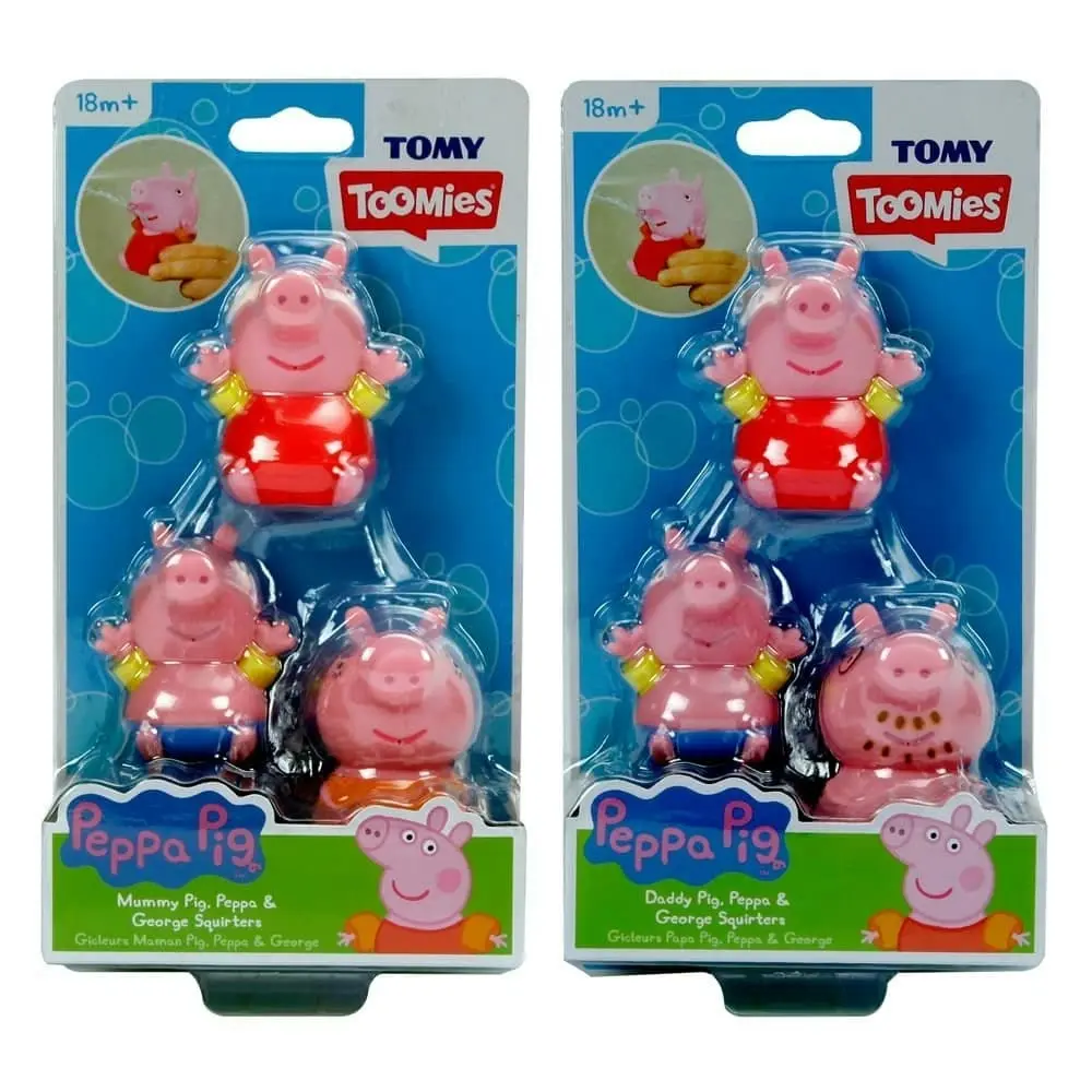 Peppa Pig - Squirters 3pk Assorted TOMY