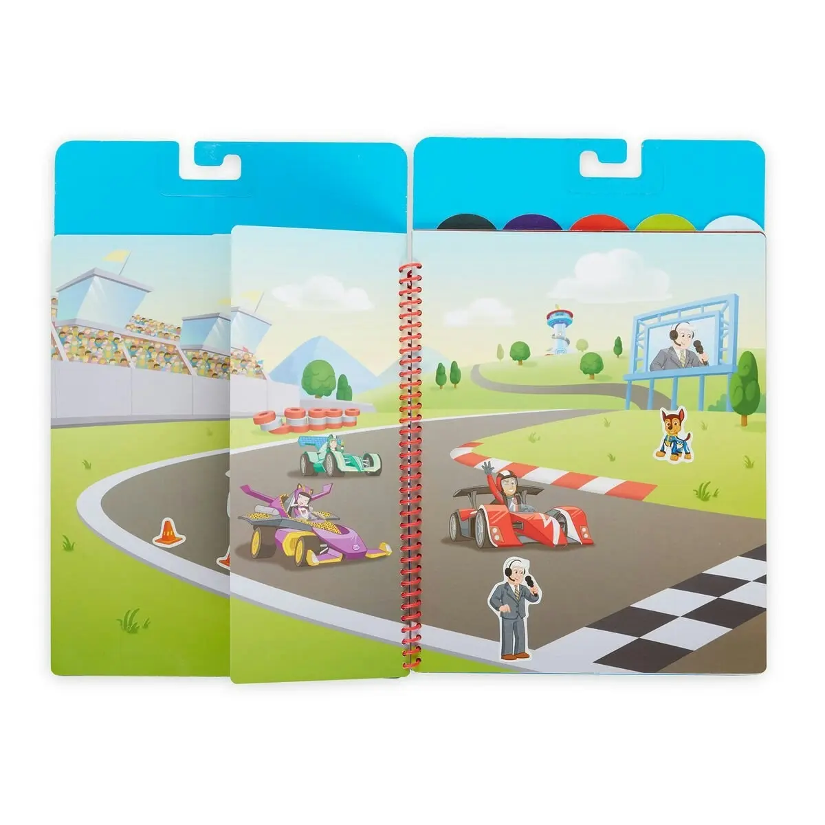 Melissa & Doug - Paw Patrol Restickable Stickers Flip-flap Pad - Classic Missions - Melissa & Doug