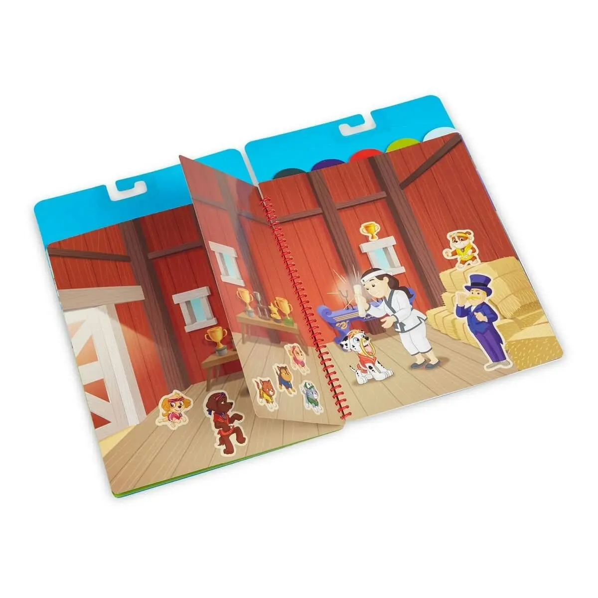 Melissa & Doug - Paw Patrol Restickable Stickers Flip-flap Pad - Classic Missions - Melissa & Doug