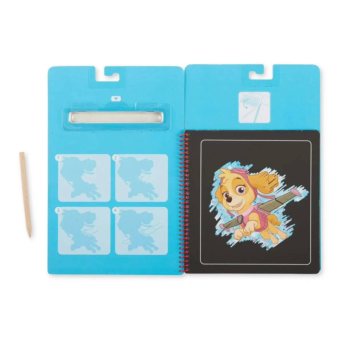 Paw Patrol - Scratch Art Pad - Skye - Melissa & Doug