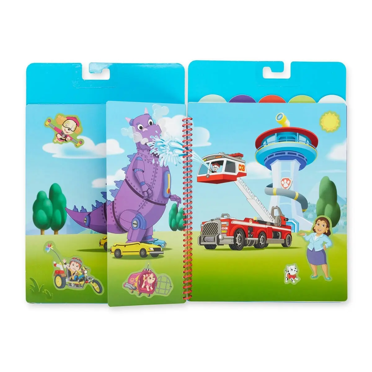 Paw Patrol - Restickable Stickers Flip-flap Pad - Ultimate Rescue - Melissa & Doug