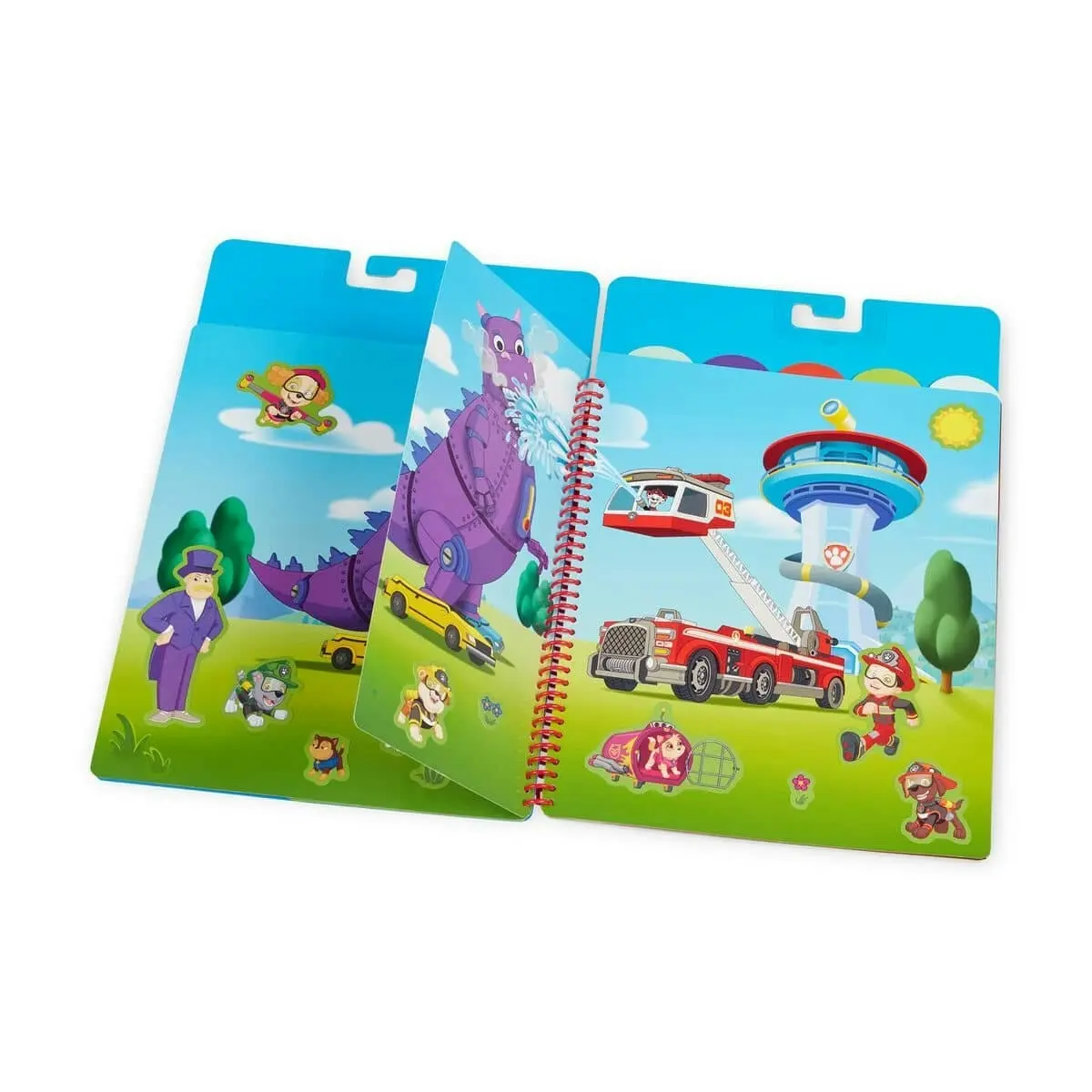 Paw Patrol - Restickable Stickers Flip-flap Pad - Ultimate Rescue - Melissa & Doug