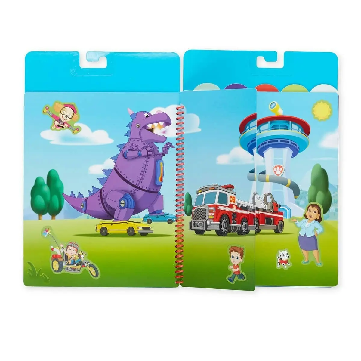 Paw Patrol - Restickable Stickers Flip-flap Pad - Ultimate Rescue - Melissa & Doug