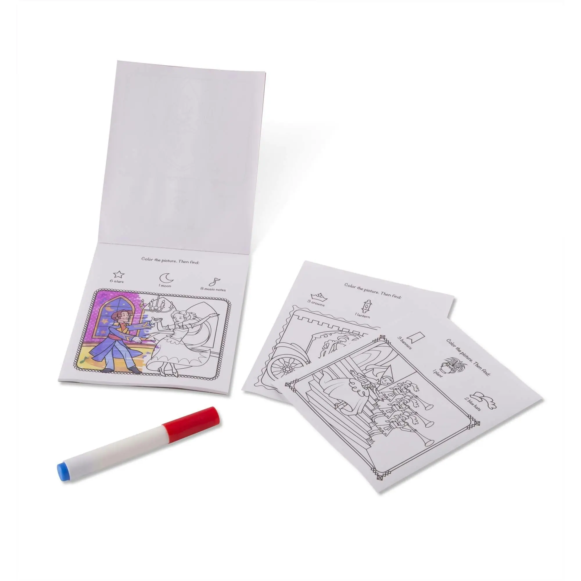 Melissa & Doug - On The Go Colorblast No-mess Colouring Pad - Princess