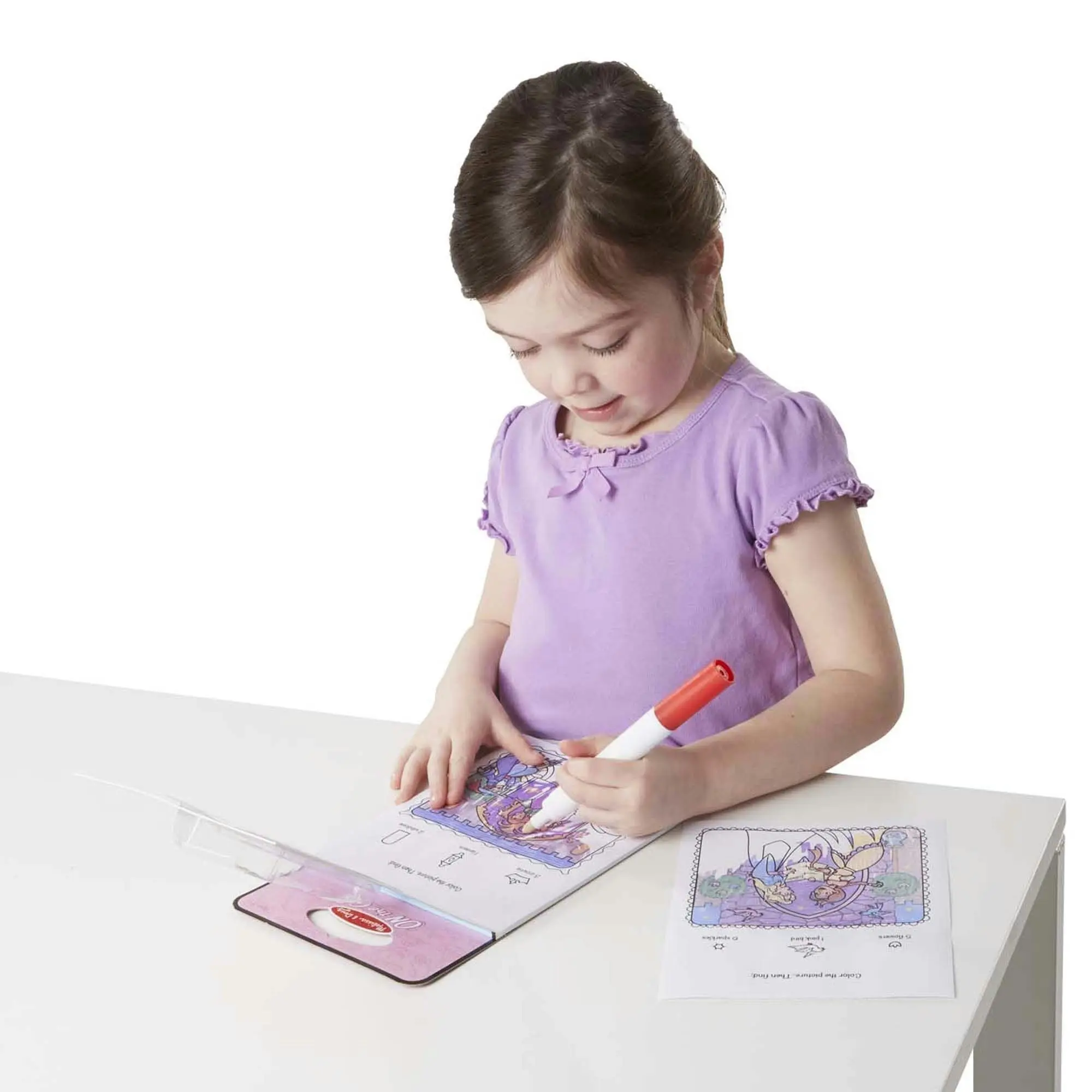 Melissa & Doug - On The Go Colorblast No-mess Colouring Pad - Princess