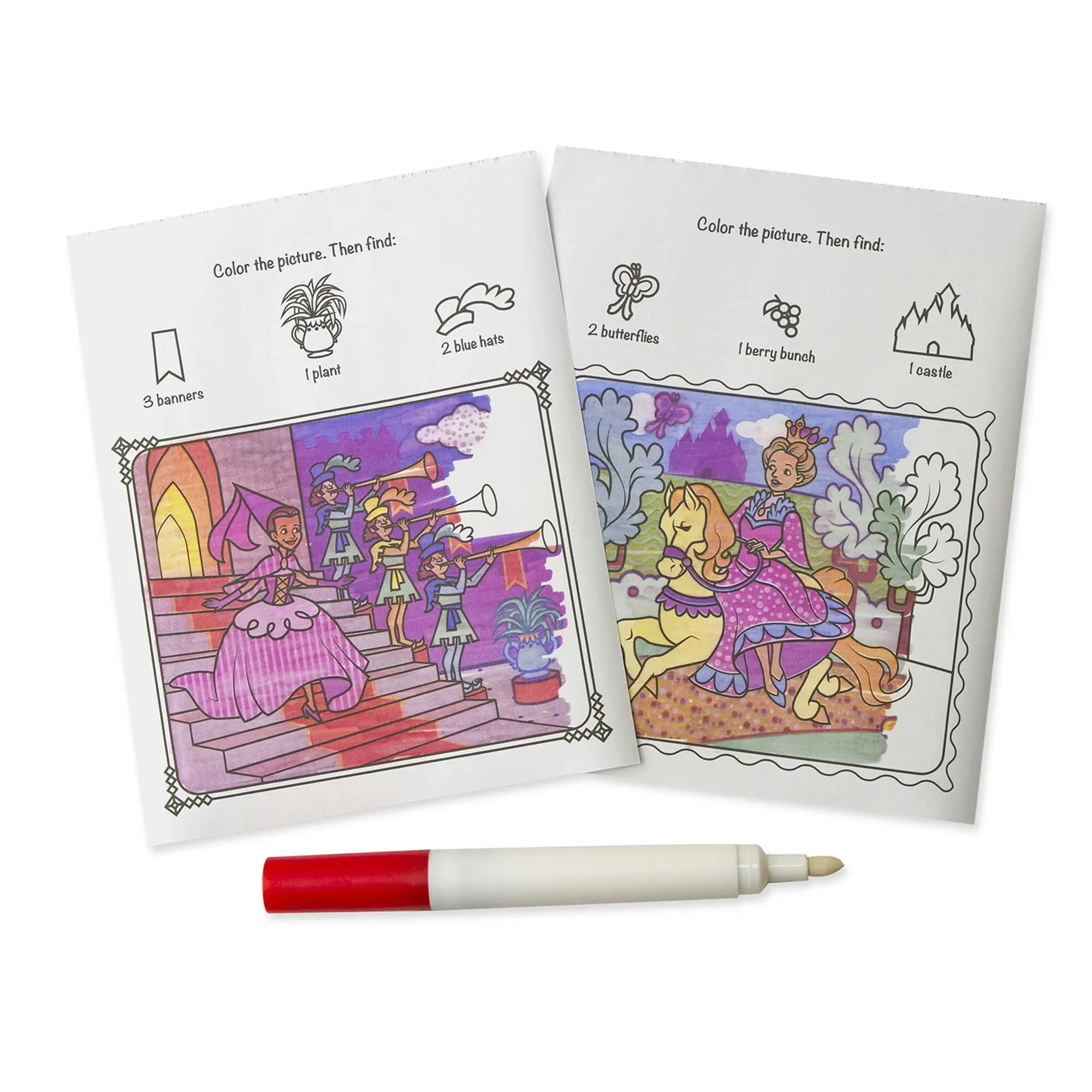 Melissa & Doug - On The Go Colorblast No-mess Colouring Pad - Princess