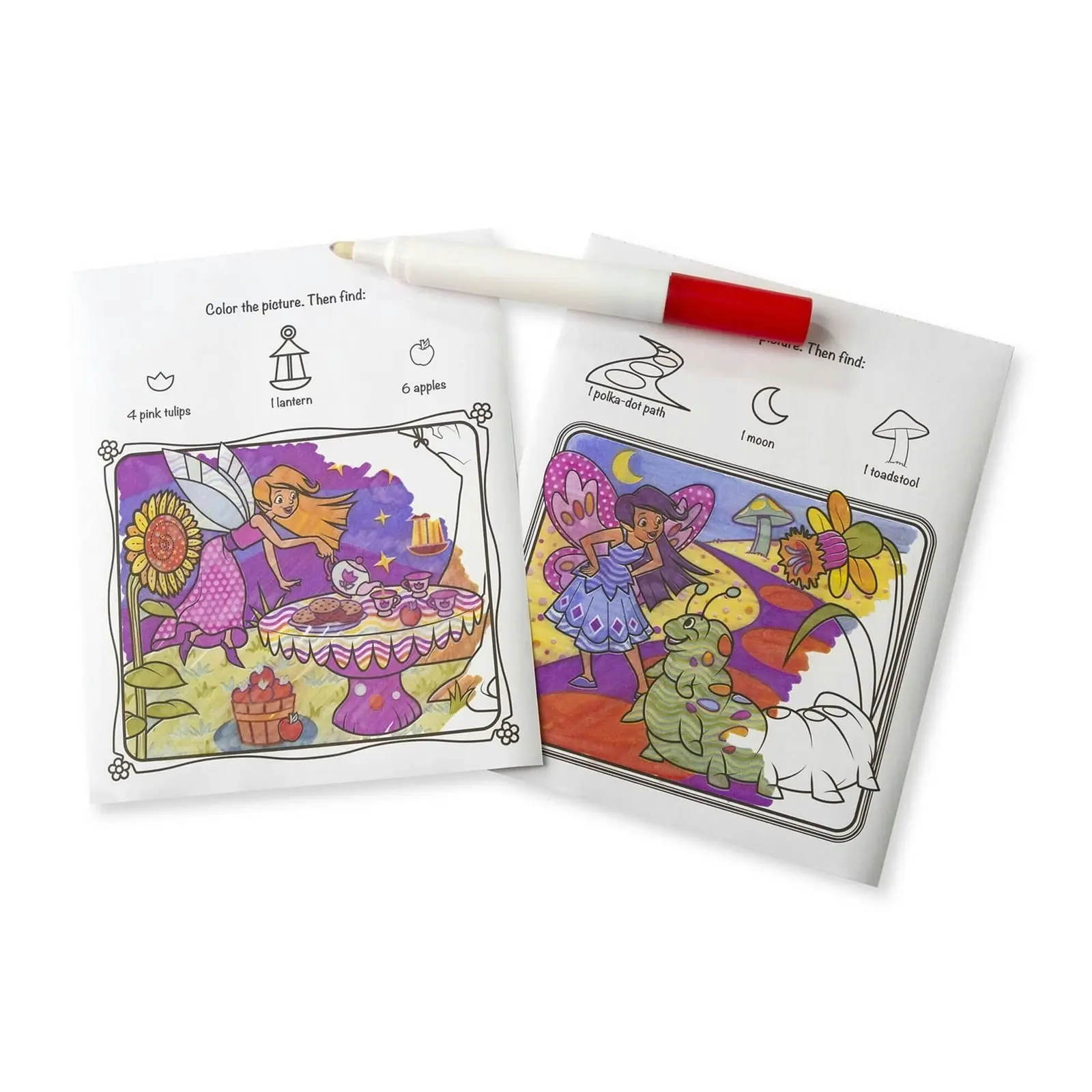 Melissa & Doug - On The Go Colorblast No-mess Colouring Pad - Fairies