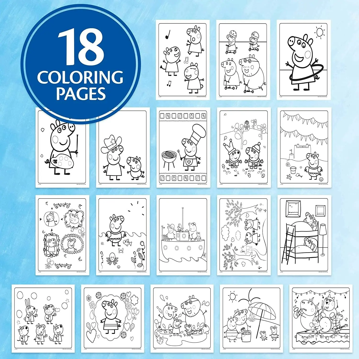 Crayola Peppa Pig Colour Wonder Set - Colouring Pages & Markers