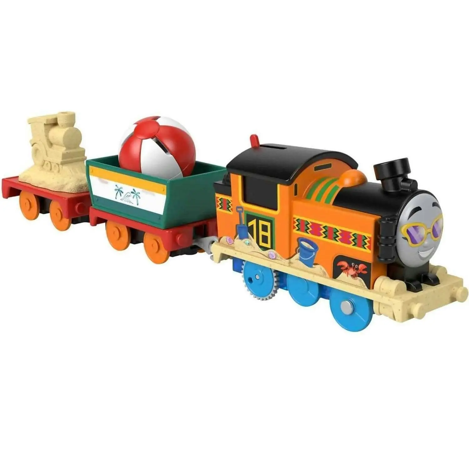 Fisher-price - Thomas And Friends Beachy Nia Toy Train Motorized Engine With Cargo Preschool Toys