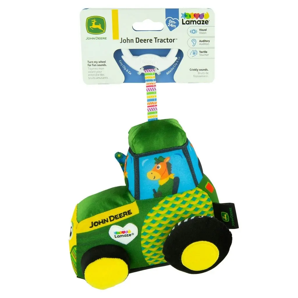 John Deere - Tomy Lamaze Clip & Go Tractor