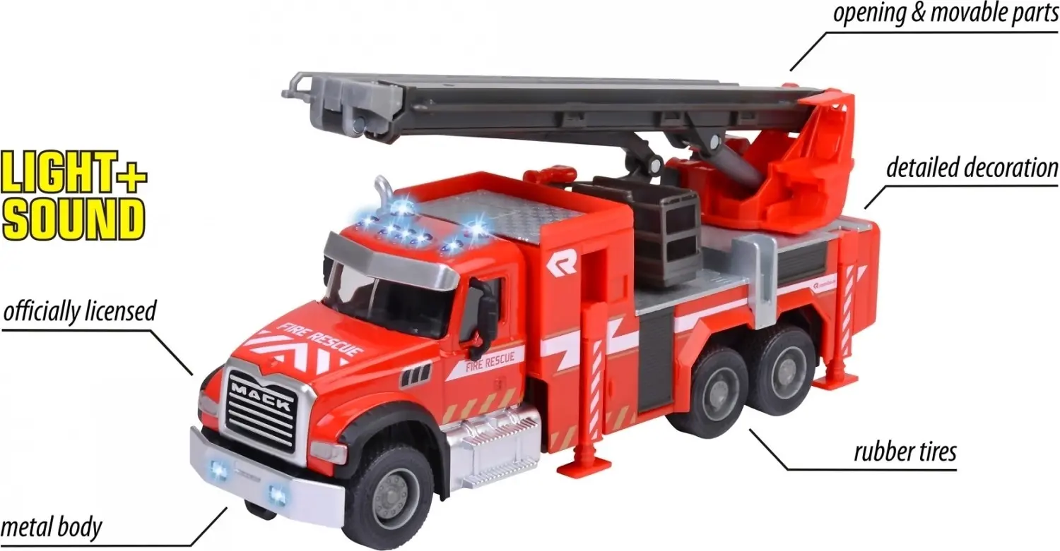 Majorette - Mack Granite Fire Truck