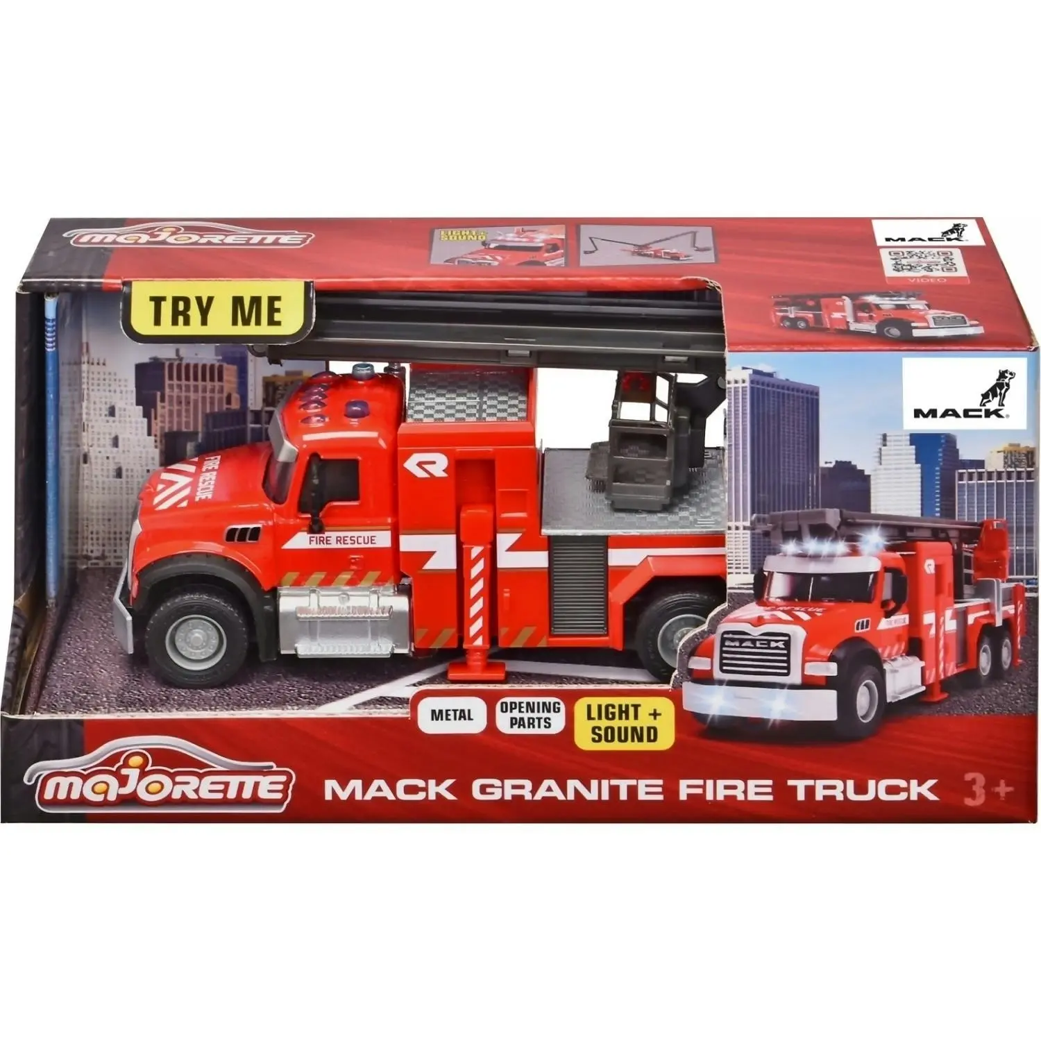 Majorette - Mack Granite Fire Truck