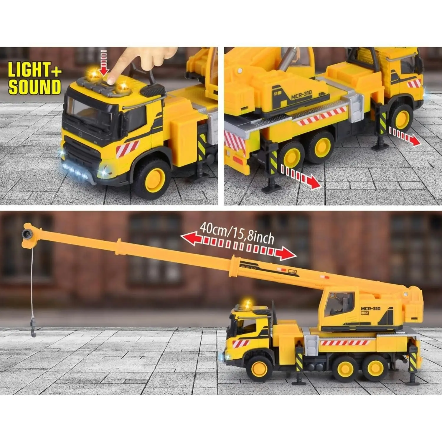 Majorette - Volvo Truck Crane