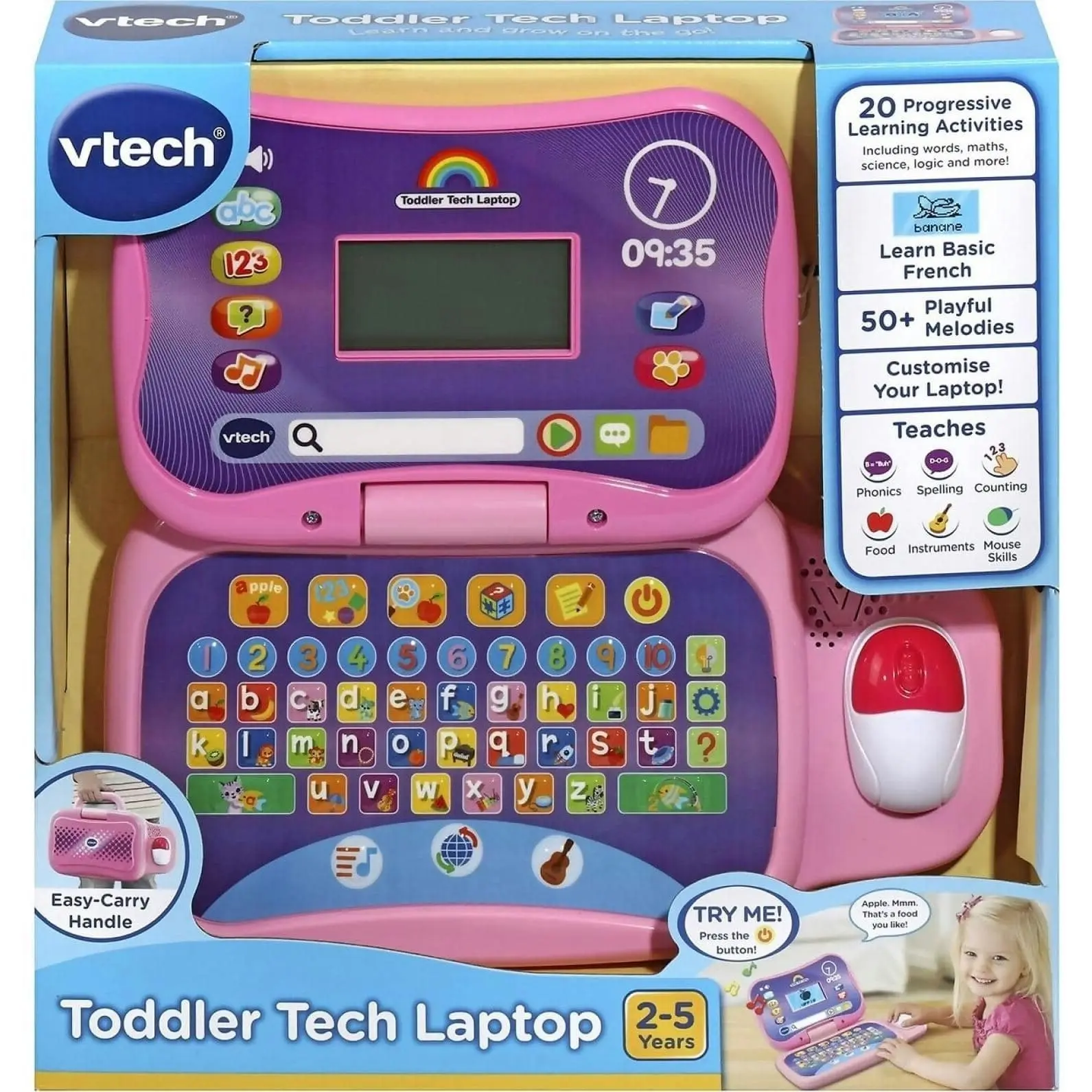 VTech - Toddler Tech Laptop - Pink