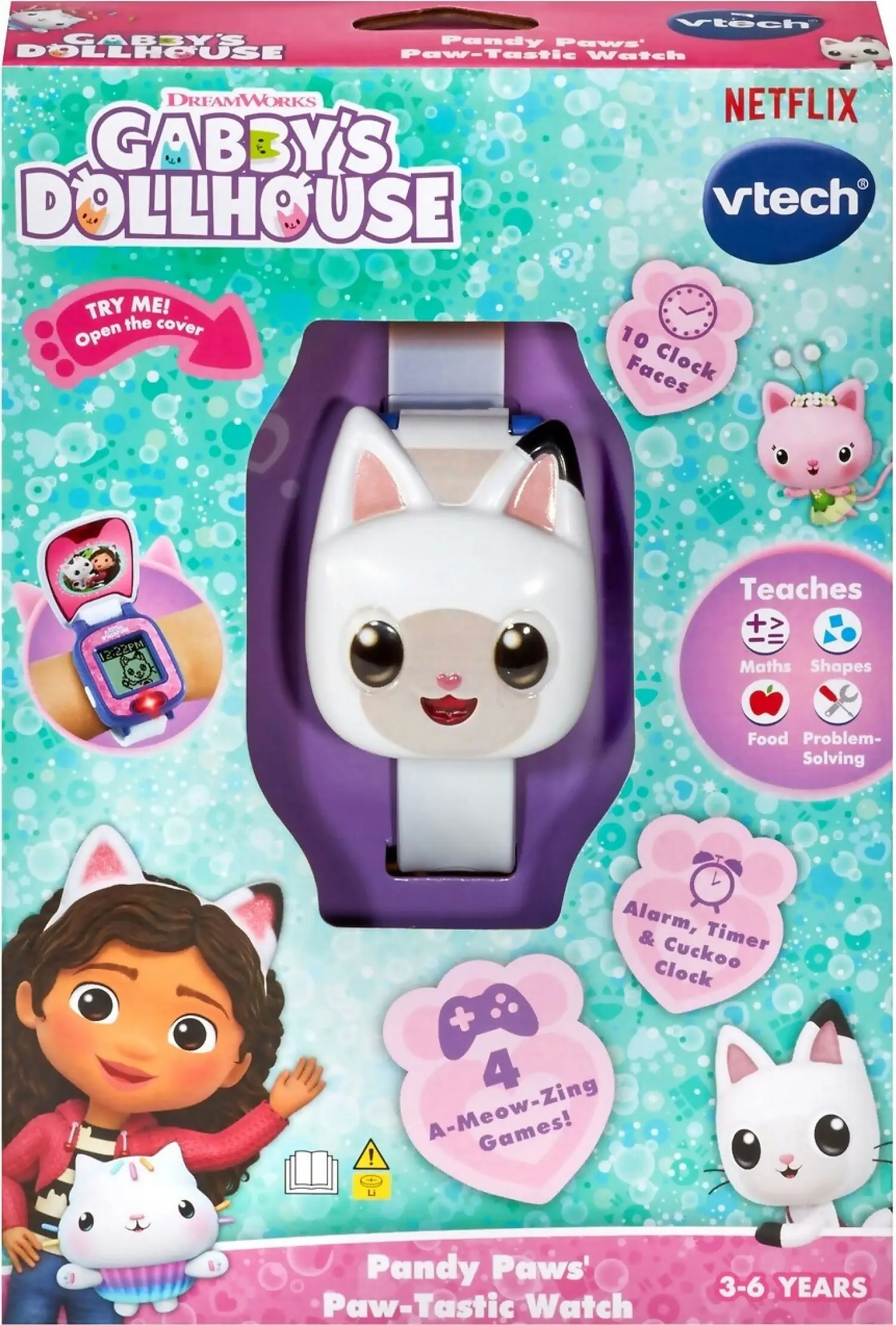 VTech - Gabby’s Dollhouse Pandy Paws’ Paw-tastic Watch