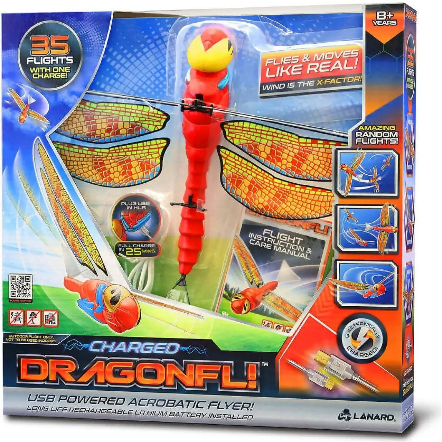 Lanard - Dragonfli Usb Powered Acrobatic Flyer