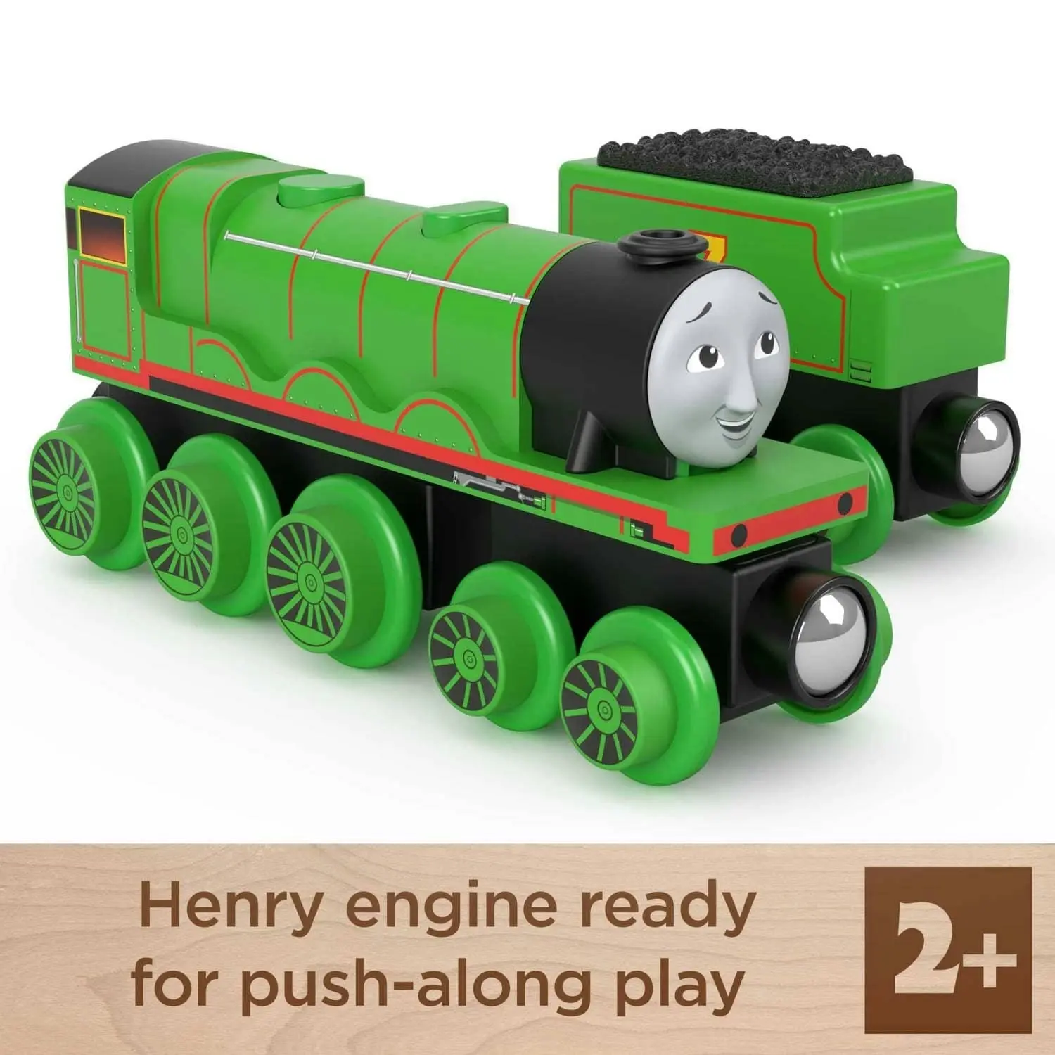 Thomas & Friends Wooden Railway Henry Engine And Coal Car