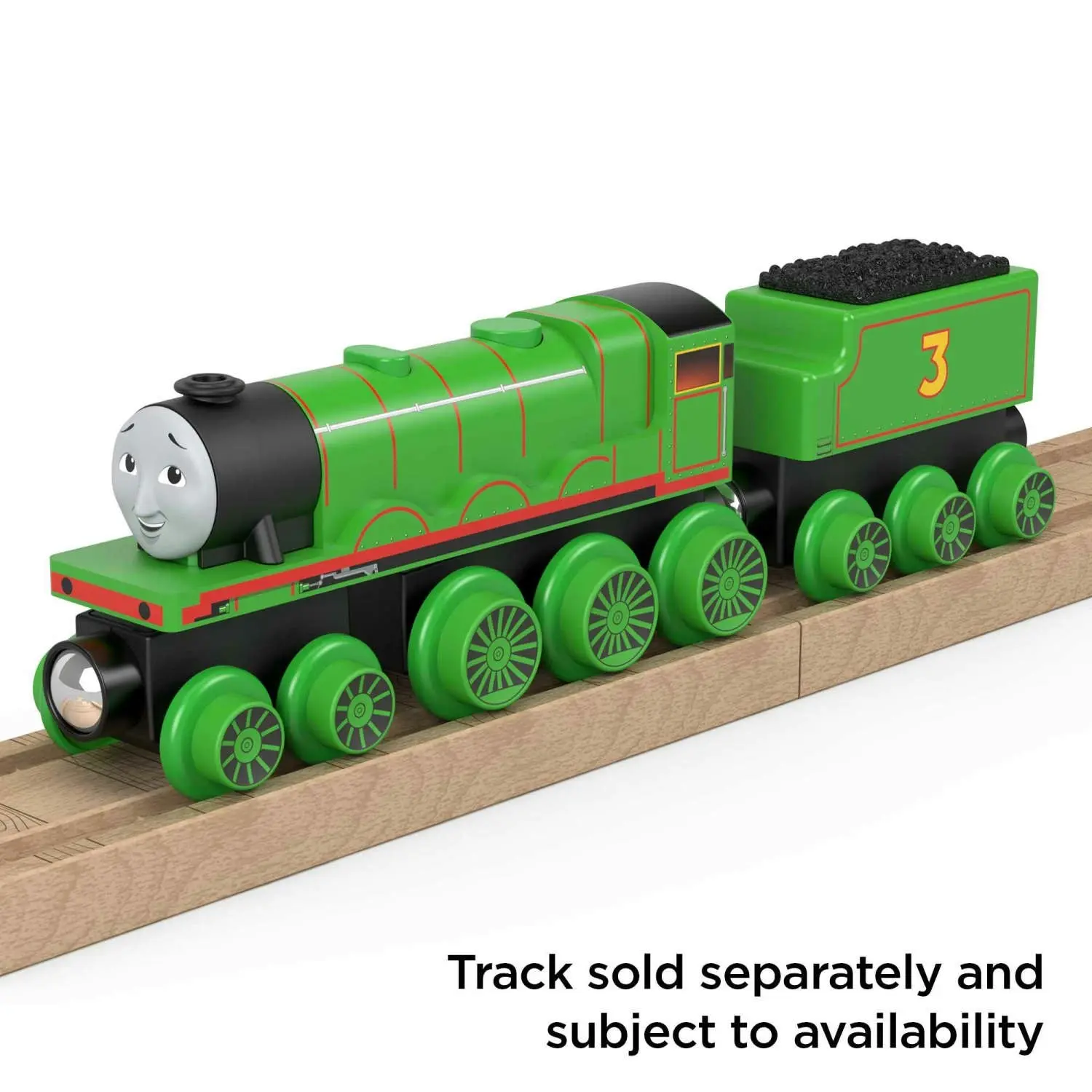 Thomas & Friends Wooden Railway Henry Engine And Coal Car