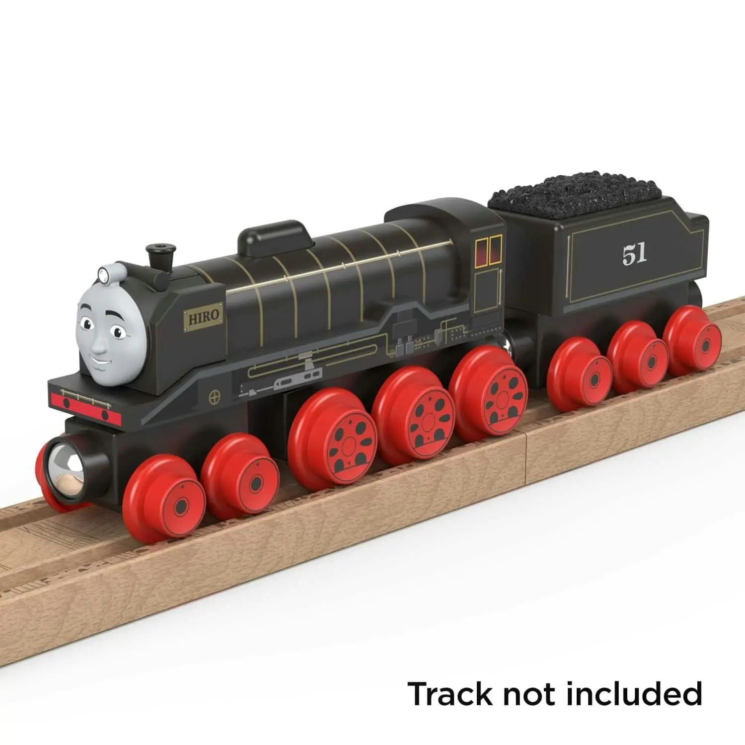 Thomas & Friends Wooden Railway Hiro Train Engine And Coal Car