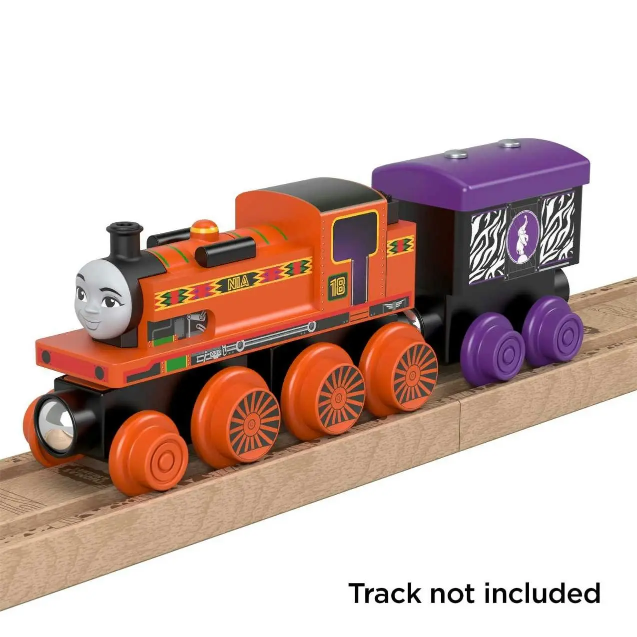 Thomas & Friends Wooden Railway Nia™ Engine and Coal-Car - Fisher-Price